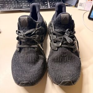 Adidas Charcoal Knit Sneakers